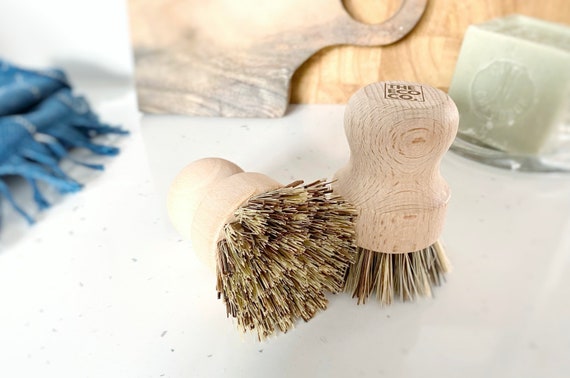 Royal Craft Wood Bamboo Dish Scrub Brush with Handle