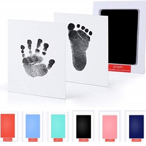Inkless Wipe Baby Hand Foot Print Kit Keepsake Newborn Footprint Handprint Safe