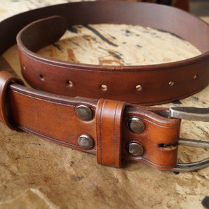 Leather Belt, Classic Antiqued Brown belt FULL GRAIN Leather Belt 100% HANDCRAFTED