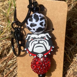 Ga Bulldogge Kuh Schlüsselanhänger
