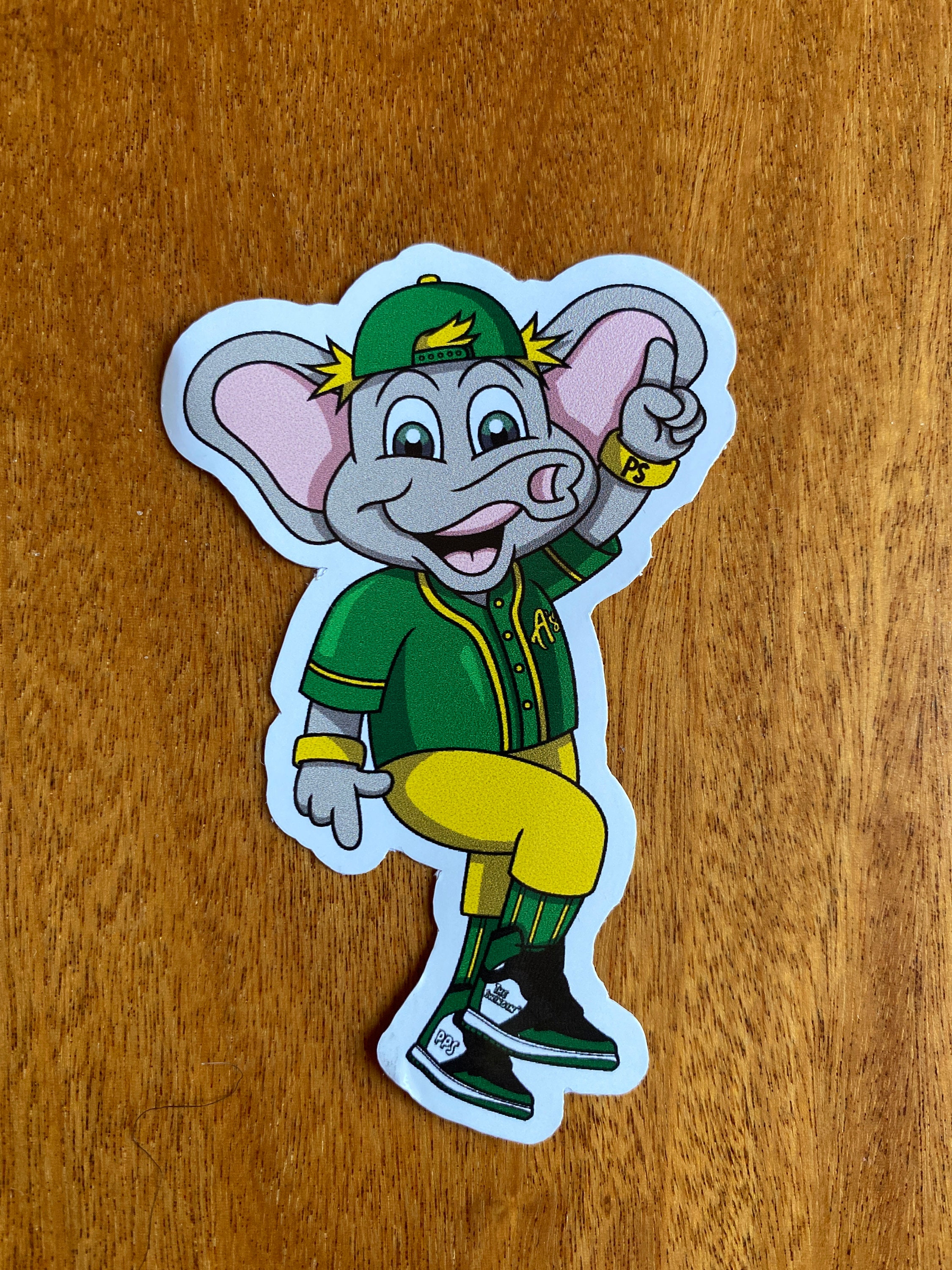 Buy Oakland A's Stomper Doing the Smeeze Sticker Online in India