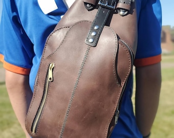 Handcrafted Leather Sling Bag