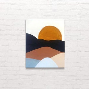 Wall Art Hand Painted Bohemian Painting