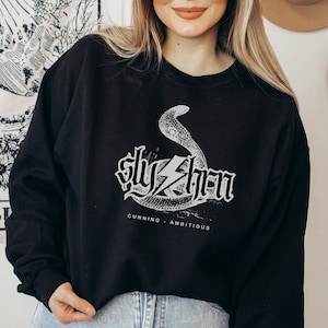 Wizard House Sweatshirt Vintage Band Rock Tee Dark Arts Snake Pottery Merch Sweater Gifts For Nerdy Friends Active