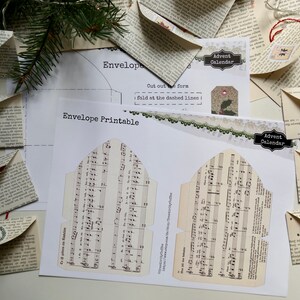 DIY Advent Calendar Kit Printable Christmas Countdown Kit, Digital DIY