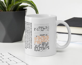 Bitcoin Genesis Block Code Mug