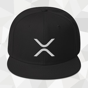 Ripple XRP Logo Snapback Cap