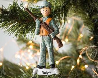 Hunting Ornament Etsy