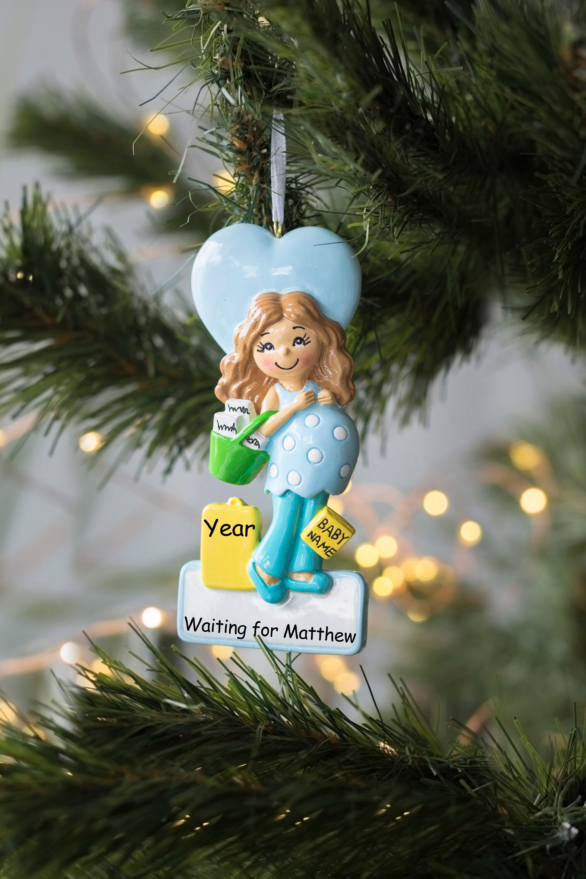 Pregnant Mom Ornament - Etsy