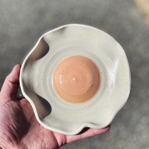 Handmade Ceramic Egg Spoon Rest