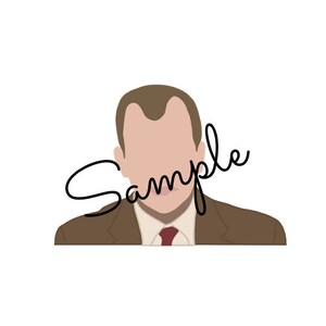 Puede incluir: Una chaqueta de traje marrón con una camisa blanca y una corbata roja. La persona lleva una chaqueta de traje y una corbata.