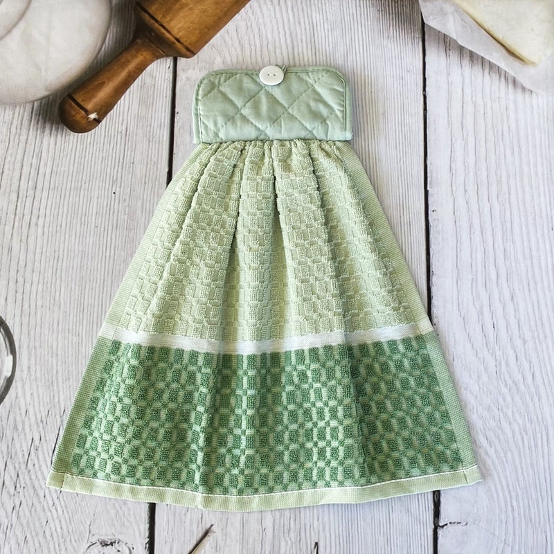 Green Kitchen Towels - Etsy