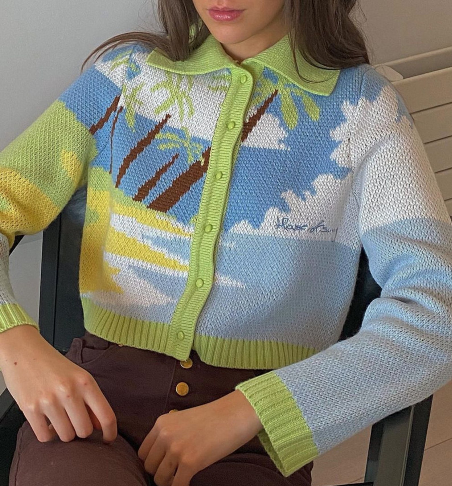 House of Sunny Vintage Look Daydreamer Cardigan Dupe Designer | Etsy