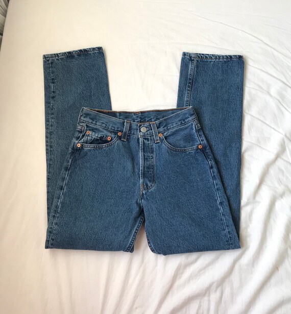 RESERVED Vintage Levis 501 Dark Wash Jeans Student Fit 27x30 | Etsy Canada
