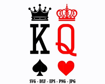 Download King And Queen Svg Etsy