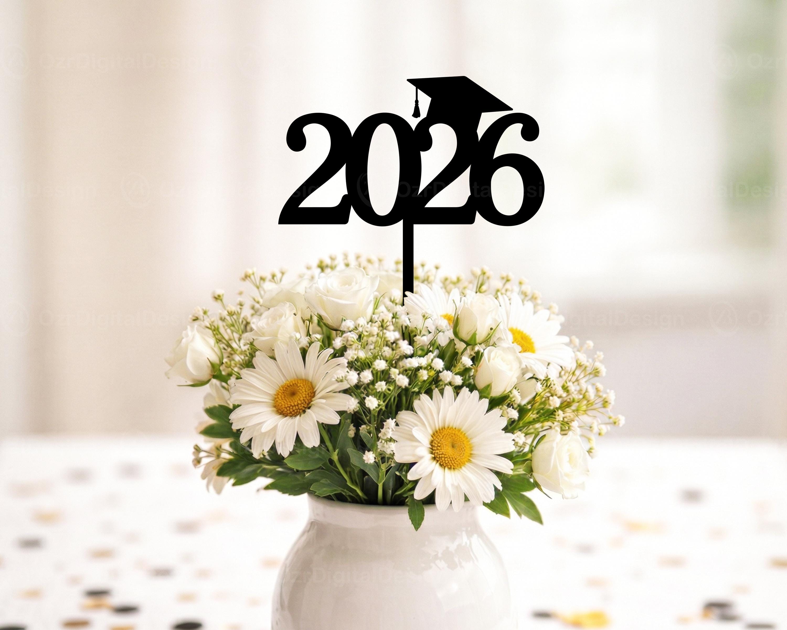Class of 2026 Graduation SVG Bundle Senior Grad Cake Topper Design for ...