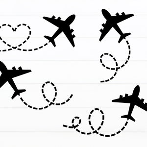 Vliegtuig Svg Bundel Vliegtuig Route Svg Liefde Vliegtuig Svg Reizen Svg Vliegtuig Svg Bestanden voor Cricut Digitale Download
