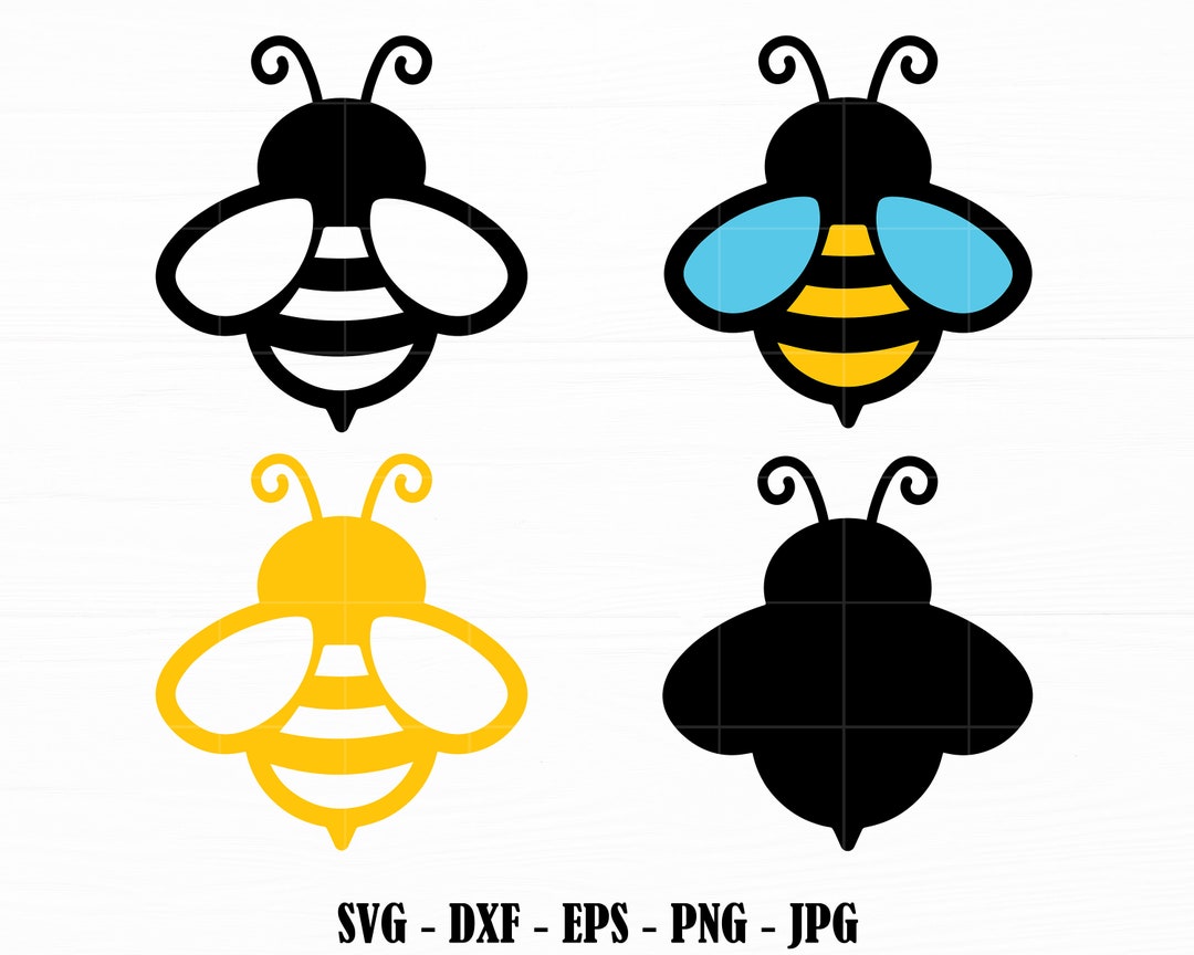 Bee SVG Bundle Cute Bee Svg Bee Cut File Bee Svg Ct File Honey Bee Svg ...