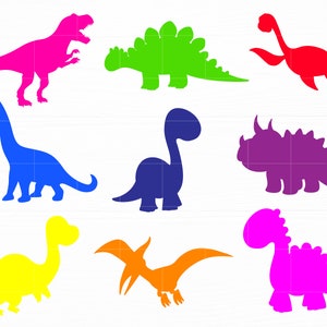恐竜 SVG バンドル かわいい恐竜 SVG 恐竜 SVG 恐竜カット ファイル 恐竜シルエット 恐竜 PNG 赤ちゃん恐竜クリップアート 即時ダウンロード