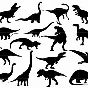 Dinosaur Svg Bundle Dinosaur Silhouette Svg Dinosaur Clipart T-Rex Svg Dino Svg Dinosaur Svg Png Digital Download
