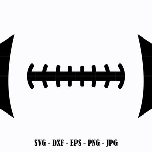 Football Laces SVG Football Cut Files Football Silhouette Football SVG American Football SVG Football Png Football Laces Cut File
