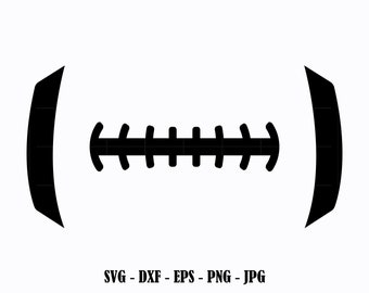 Football Laces SVG Football Cut Files Football Silhouette Football SVG American Football SVG Football Png Football Laces Cut File