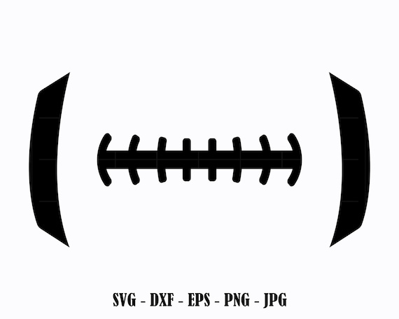Football Laces SVG Football Cut Files Football Silhouette - Etsy