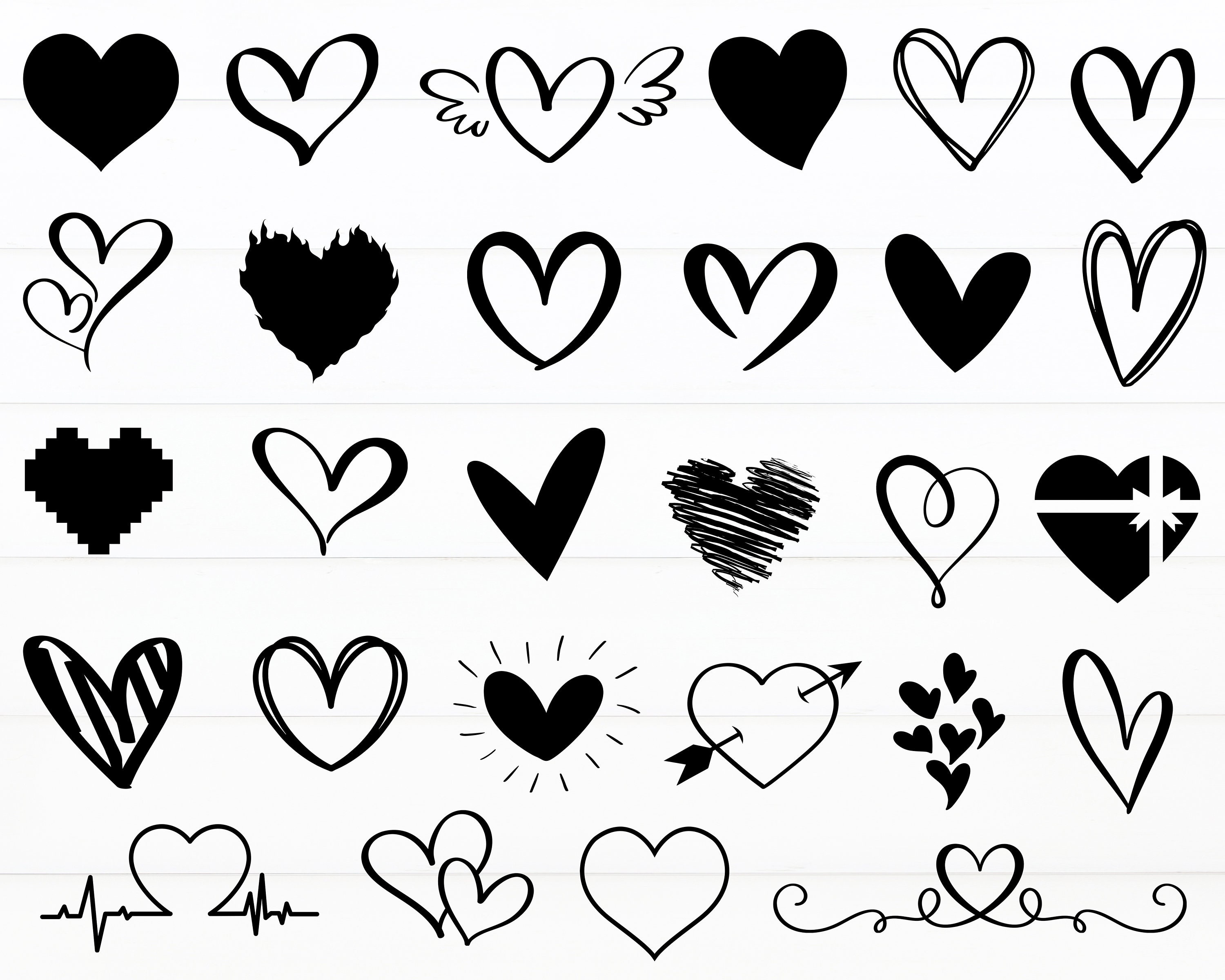 Love Heart Svg A Valentine Svg Vector File 196090 Svg - vrogue.co