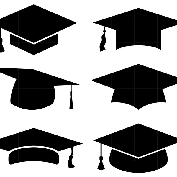 Graduation Cap SVG Graduation Hat SVG Graduate Clipart Silhouette Graduation Class of 2023 SVG Graduation Files for Cricut Instant Download