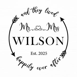 Dhr en mevrouw Split monogram Svg bruiloft Svg huwelijk Svg Engagement Svg bruiloft Png Dhr en mevrouw Svg-bestand voor Cricut Instant Download