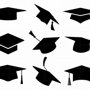 Afstuderen Cap Svg Klasse van 2024 Svg Afstuderen Svg Senior Svg Cap Silhouet Svg Png Afstuderen Svg Bestanden Cap Clipart Digitale Download
