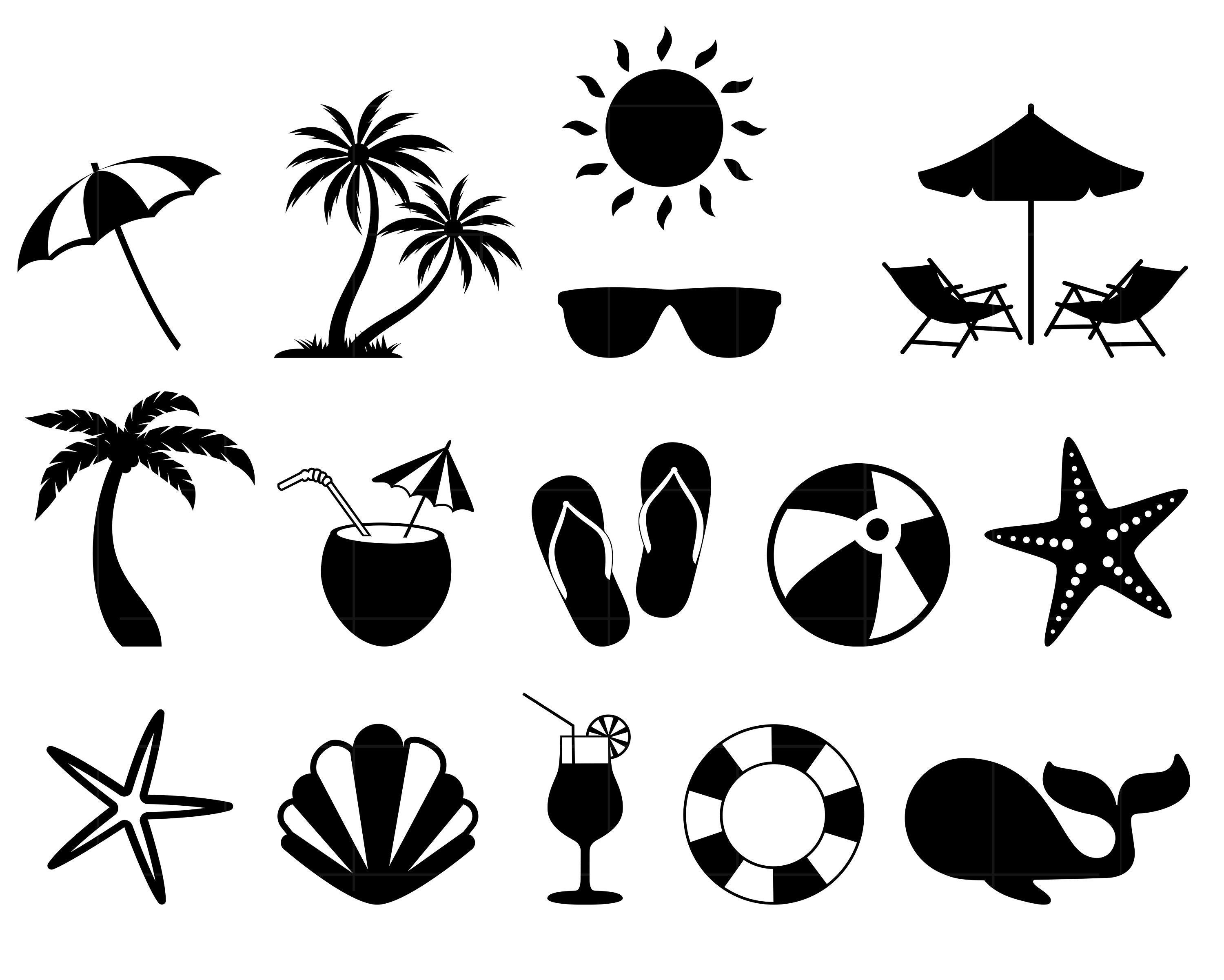 Beach SVG Files