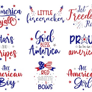 4th of July SVG Bundle 4th of july quotes Independence Day Patriotic Svg America Svg July 4th Svg Files for Cricut fourth of july Cut File