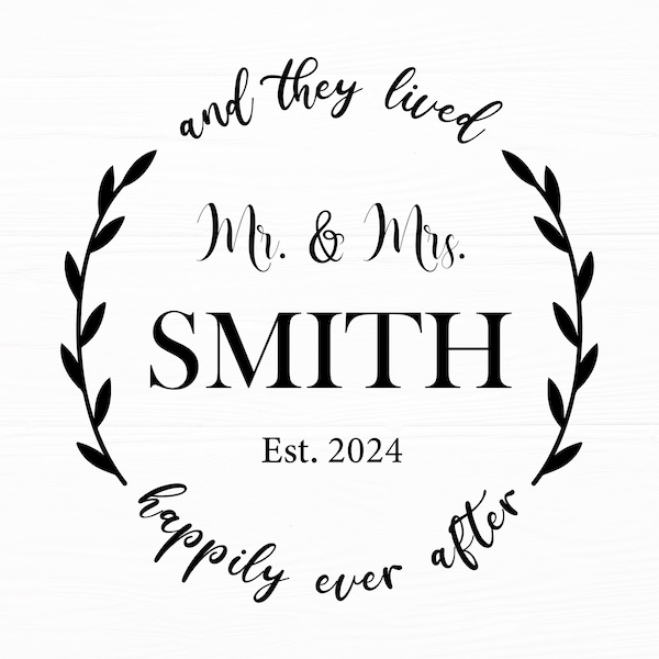 Mr and Mrs Split Monogram Svg Wedding Svg Engagement Svg Marriage Svg Mr and Mrs Svg File for Cricut Digital Download