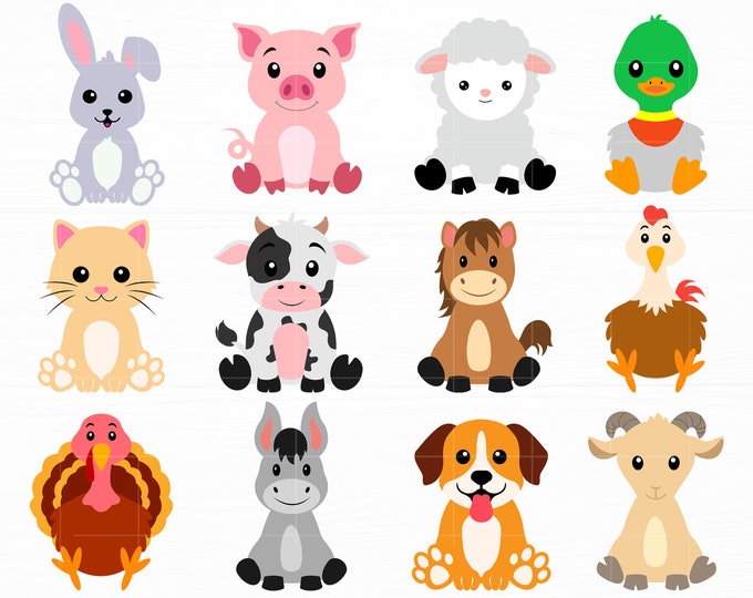 50 Animal Bundle Png Svg Pdf Animal Svg Safari Animal Svg Png Cute ...
