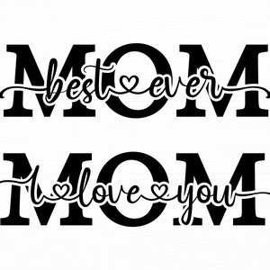 Najlepsza mama Svg Kocham Cię Mamo Svg Dzień Matki Svg Mama Svg Cytaty mamy Svg Png Mama Clipart Mama Koszulka Svg Cyfrowe pobieranie