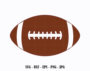 Football SVG Football Silhouette American Football Svg Football Cut Files Sport Svg Football Png Dxf Eps Jpg Instant Download