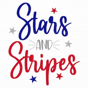 Stars and Stripes Svg 4th Of July Svg Independence Day Svg America Svg Cut Files Patriotic Svg USA Svg Png Instant Download