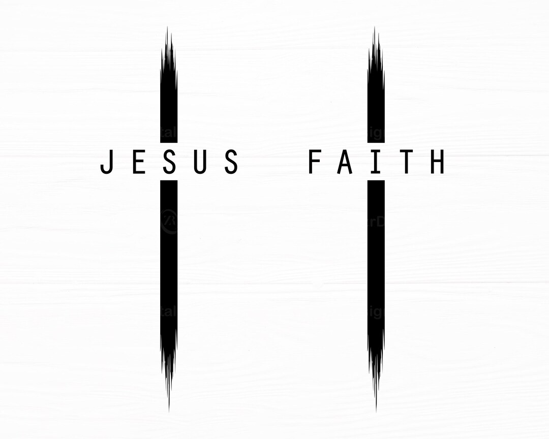 Jesus Faith Cross Svg Png Bundle Christian Shirt Designs Svg for Cricut ...
