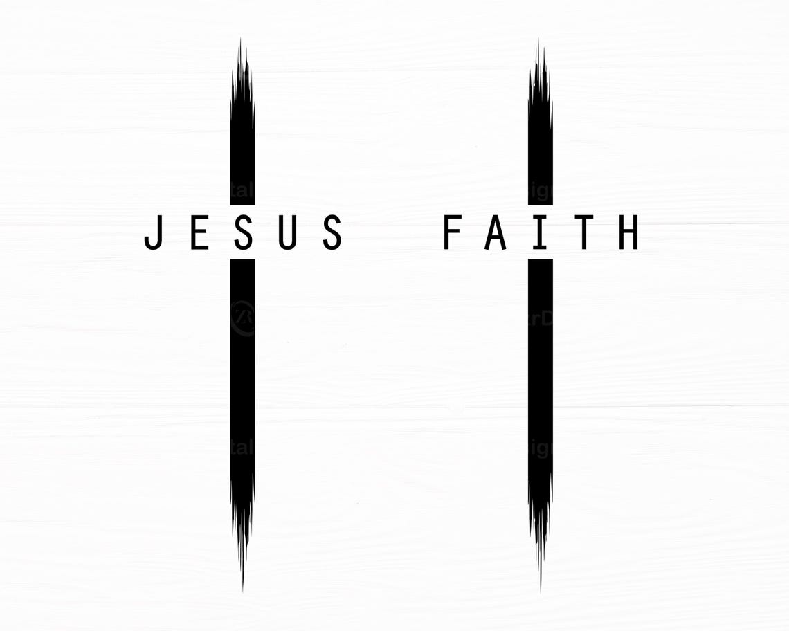 Jesus Faith Cross Svg Png Bundle Christian Shirt Designs Svg for Cricut ...