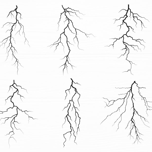 Lightning Svg Bundle Thunder Svg Lightning Bolts Svg Lightning Strikes Svg Lightning Cut File Cracks Svg Thunder Bolt Svg Instant Download