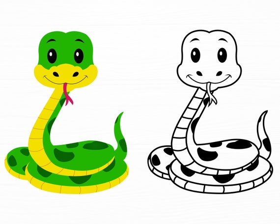 Snake Svg Animal Svg Cute Baby Snake Svg Jungle Animal Svg Safari Animal Svg Zoo Animal Svg Snake Png Digital Download
