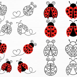 Ladybug Svg Bundle Ladybug Route Svg Ladybug Vector Ladybug Svg Files Love Bug Svg Ladybugs Cut File Silhouette Digital Download