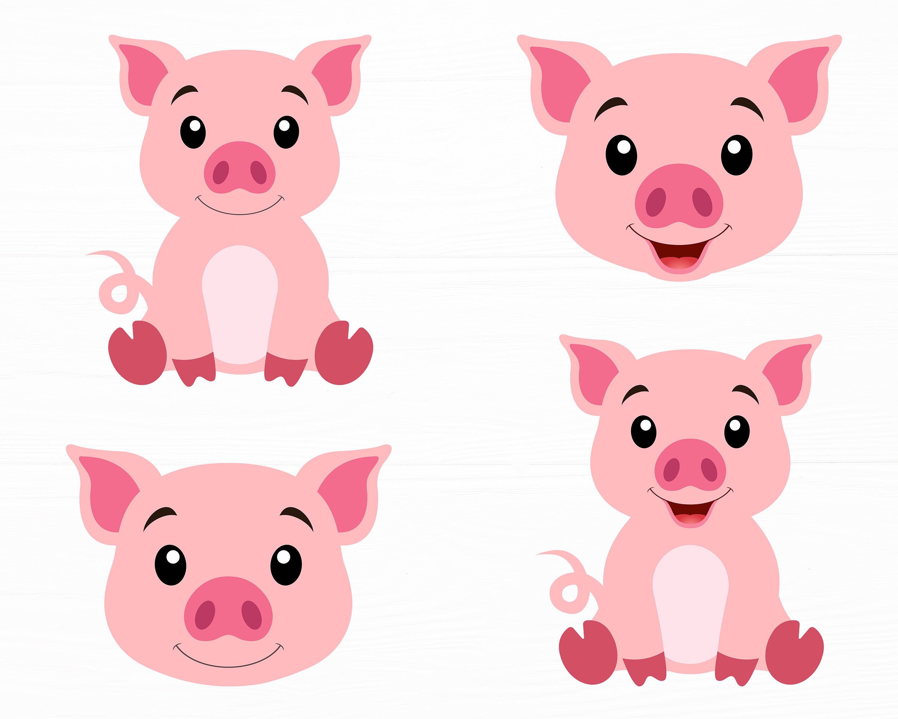 female pig clipart toons