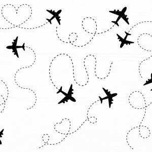 Airplane Svg Bundle Airplane Heart Svg Plane Route Svg  Plane Clipart Love Airplane Svg Plane Svg Files for Cricut Digital Download
