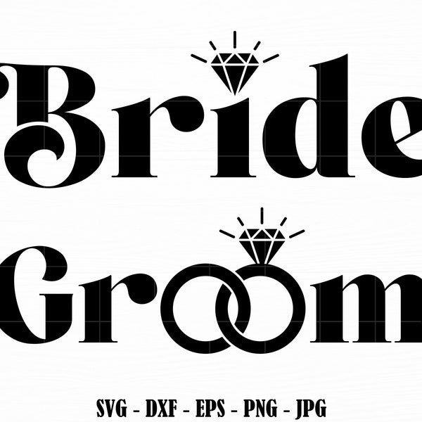 Bride Groom SVG