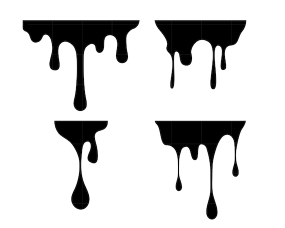 Dripping Borders SVG Dripping Svg Melting Svg Png Files Dripping Silhouette  Blood Slime Svg Honey Dripping Cut File Instant Download