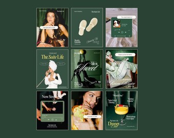 Podcast Engagement, Sage Green Editorial Aesthetic, Canva Templates, Podcast Promotion, Lifestyle Blogger