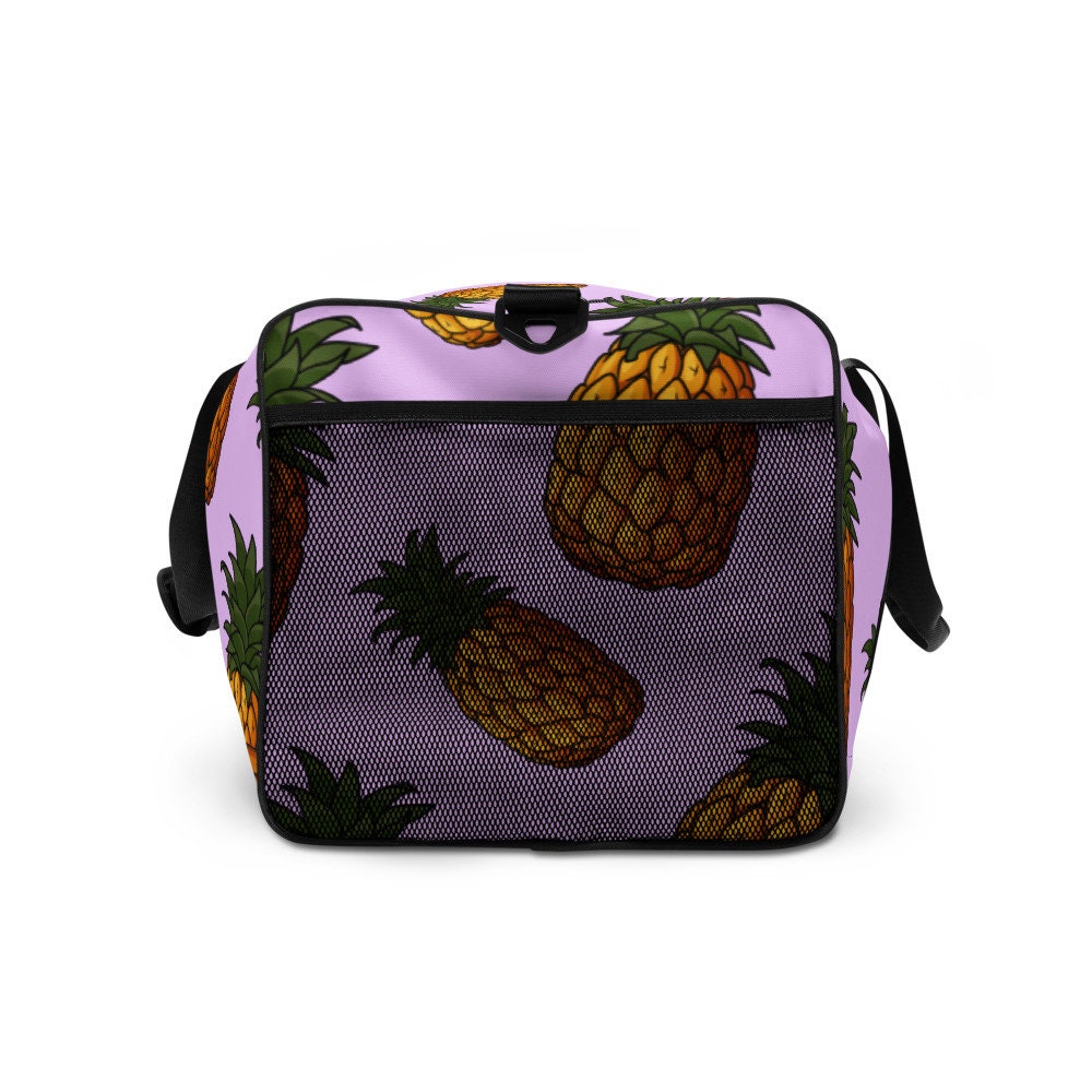 Pineapple Print Large Duffle Gym Bag Travel Luggage Etsy