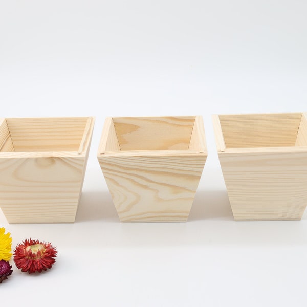 Small Wooden Indoor Plant Box Etsy